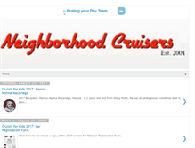 Tablet Screenshot of neighborhoodcruisers.org